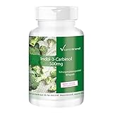 Indol-3-Carbinol 500mg - I3C mit zusätzlichem Brokkoli-Pulver - 90 vegane...