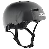 TSG Unisex skøjte Bmx indlagt farver Halbschalenhelm, injected black, S/M EU