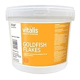 Vitalis GOLDFISCH Flakes Fischfutter Goldfischfutter - Flockenfutter für alle Goldfische...