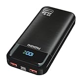 Power Bank 27.000 mAh, 22,5W Externer Handyakku PD20W Schnell Aufladende Powerbank USB C...