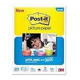 Post-it Reg 21,9 x 28,9 cm, weiches Hochglanz-Finish, 20 Blatt/Packung (MMMSP851120SG),...