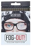 Wirksames FOG-OUT! Antibeschlagtuch - Tuch mit Antibeschlagwirkung für alle...