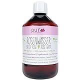 pur Manufaktur Bio Rosenwasser 100% naturreines Rosen-Hydrolat verschiedene...