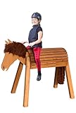 ﻿﻿Wildkinder Holzpferd für Draußen - Spielpferd und Pferd zum Reiten für Kinder -...