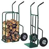 Toolland Sackkarre für Holz, Luftreifen, Grün, Tragkraft 250 kg