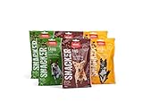 MERA Snacker Mix-Pack ohne Getreide (6 x 200g), herzhaft softe Hundeleckerli...