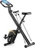 Gymtek Klappbar Magnetischer Heimtrainer Fahrrad für Zuhause bis 120kg, Hometrainer...