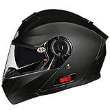 Modularer hochklappbarer Motorrad-Integralhelm mit Doppelvisier...