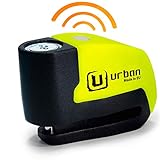 URBAN UR6 Bremsscheibenschloss mit Alarm 120dB ON/OFF mit Warnfunktion,...