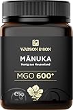 Watson & Son Manuka Honig MGO 600+ 1kg | Premium Qualität aus Neuseeland