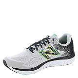 New Balance Herren Fresh Foam 680 V7 Laufschuh, Grau/Schwarz/Limonade, 43 EU