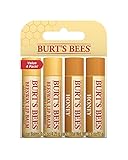 Honey & Beeswax 4er Pack - Lippenbalsam mit Bienenwachs - pflegender Lippenstift...