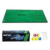 MSOAT Neu Upgrade Golf Übungsmatte, Tragbare Swing Accustrike Practice Mat,...