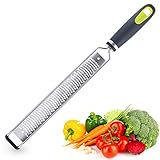 ZOLMER® Premium Zester Reibe mit Ergonomischem Griff - Extra Scharfe...