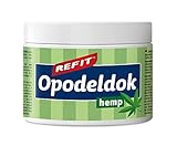 Refit Opodeldok Hanfsalbe XXL 500 ml - Traditionelle Kampfersalbe, mit Cannabis...