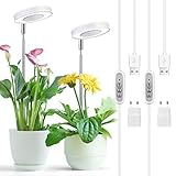 Cieex 2 Stück Pflanzenlampe Led Vollspektrum, Pflanzenlampe für Zimmerpflanzen,...