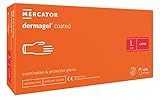 MERCATOR MEDICAL DERMAGEL COATED Latexhandschuhe, Größe L - 100 Stück,...