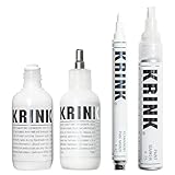 Krink Lackmarker 4teiliges Weiß Set Graffiti Marker 4er Pack inkl. K60 Mop K66...