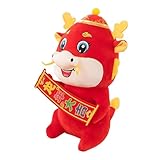 BESTonZON Drache Stofftier Chinesische Tierkreiszeichen-drachenpuppe 2024 Chinesischer...