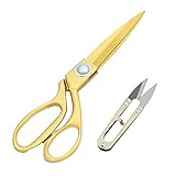 Handi Stitch Schneiderschere Gold Stoffschere mit Fadenschneider - Profi...