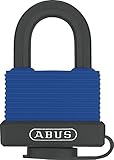 ABUS Messing-Vorhängeschloss Aqua Safe 70IB/50 - wetterfest - Edelstahlbügel für extra...