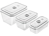 ZWILLING ZWILLING VAKUUM BOXSET, S/M/L / 3-TLG, GLAS, WEISS Fresh & Save