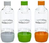 SodaStream Aktions-Set PET-Flaschen 2+1, 3x 1L PET-Flaschen aus bruchfestem kristallklarem...