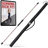 NAJATO Sports Schwingstab – Swingstick inkl. E-Book & Tasche – Gymnastikstab...