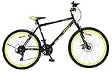 26 Zoll Fahrrad Mountainbike Kinderfahrrad 21 Gang Scheibenbremse Shimano Gelb