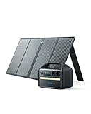 Anker 535 Power Station mit 1 * 100W Solarpanel, tragbare Powerstation 512Wh,...