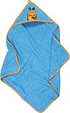 Playshoes Unisex Kinder Frottee-Kapuzentuch die Maus 340040, 23 - Aquablau, 100x100cm