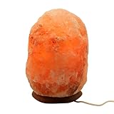 HAF® Rosa Salzlampe Naturform 4-6 kg aus echtem Natursalz | 100% natürliche...