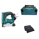 Makita Akku-Tacker 18,0 V (ohne Akku, ohne Ladegerät) + MAKPAC + Polster