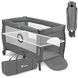 Lionelo Stefi Plus 2-in-1 Reisebett und Laufstall bis 15 kg Babybett...