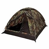 Mil-Tec Unisex – Erwachsene Iglu Standard' Zelt, Flecktarn, One Size