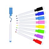 VOTON Whiteboard Marker, 8 Farbe Magnetische Whiteboard Stifte und Radiergummi...