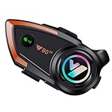 Dariokki Y80 2X Bluetooth-Headset f¨¹r Motorradhelm, Wasserdicht,...