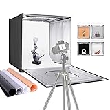 NEEWER Fotostudio Licht Box 20Zoll/50cm Aufnahmelicht Zelt Einstellbar...