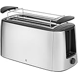 WMF Bueno Pro Toaster Langschlitz mit Brötchenaufsatz, 4 Scheiben, XXL Toast,...