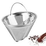 Kaffeefilter Größe 4 Wiederverwendbar Kaffeefilter Edelstahl Kaffee...