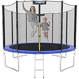 KINETIC SPORTS Trampolin Outdoor Salto Ø 183 cm - TÜV Rheinland geprüft,...