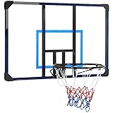 SPORTNOW Basketballkorb, Basketballbrett mit Korb, Basketballnetz mit Basketballboard,...