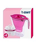 BWT Wasserfilter Vida Rosa 2,6L | Filter mit 1 Magnesium Filterkartusche | Wasserfilter...