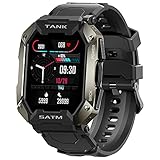 KOSPET Tank Smartwatch,1,72 Zoll Display 5ATM IP69K Wasserdicht Sportuhr mit...