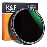 K&F Concept D-Serie Variabler Graufilter 77mm Variable ND Filter ND8-2000 (3-11...