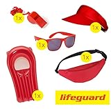 TK Gruppe Timo Klingler 5 in 1 Lifeguard Set Fasching Kostüm Karneval Verkleidung...