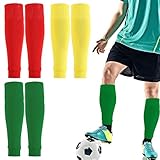 EEPLUYTY 3 Paar Stutzen Ohne Socken, Fußball Stutzen Socken, Unisex-Socken Stutzen,...