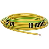 5 Meter Lapp 4520005 H07V-K 10 mm² grün-gelb I Erdungskabel I Verdrahtungsleitung I...