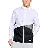 Under Armour Herren Unstoppable Windbreaker Oberteil, Weiß, Large