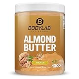 Bodylab24 Almond Butter 1kg smooth, Mandelbutter, 100% Mandeln keine weiteren...